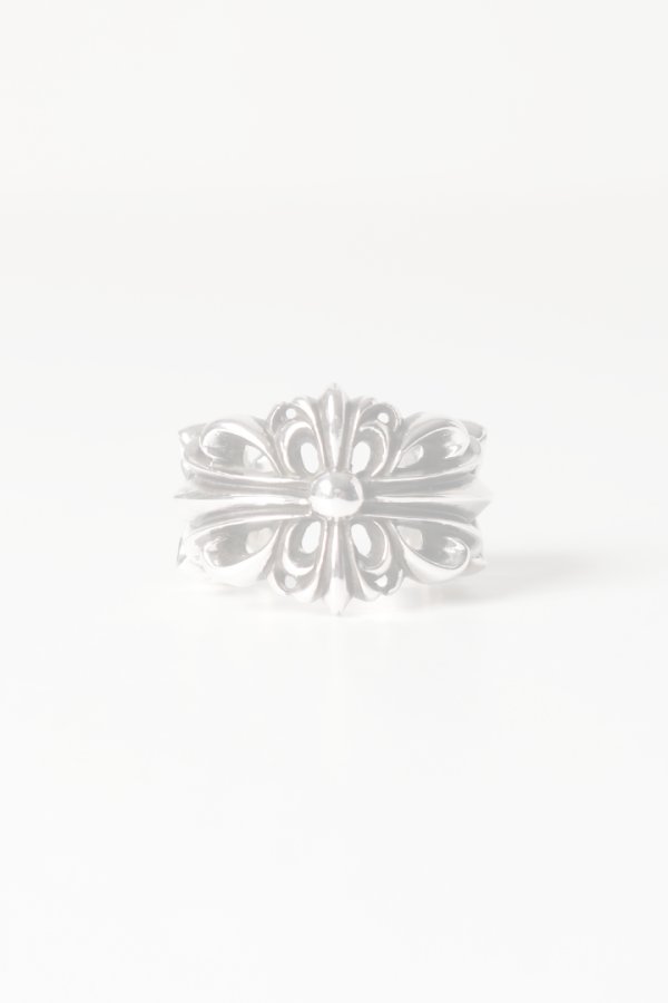 画像2:  {SOLD} CHROME HEARTS クロムハーツ ダブルフローラルクロスリング {207081100SLV090001-BEA}  :CH202512-06-SLV-19  (2)