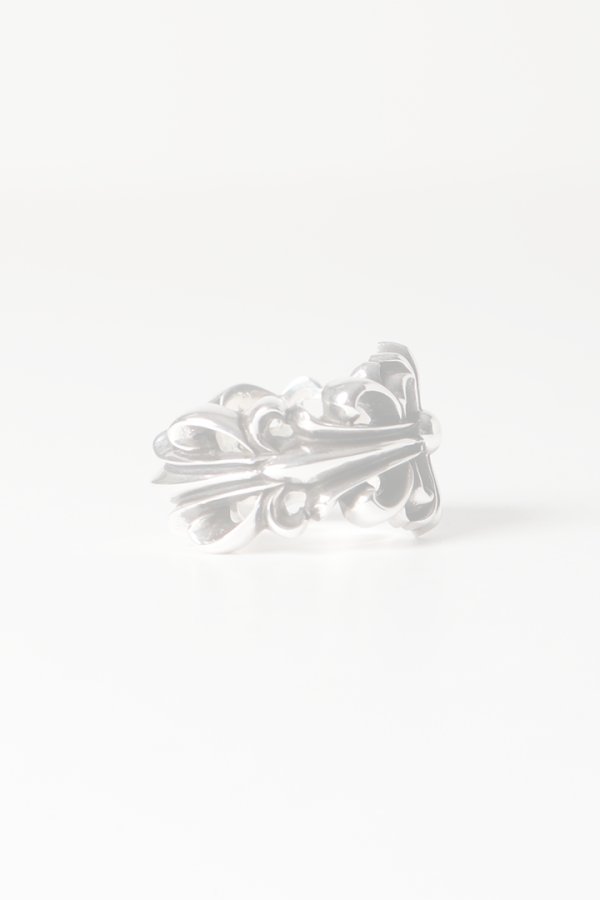 画像4:  {SOLD} CHROME HEARTS クロムハーツ ダブルフローラルクロスリング {207081100SLV090001-BEA}  :CH202512-06-SLV-19  (4)