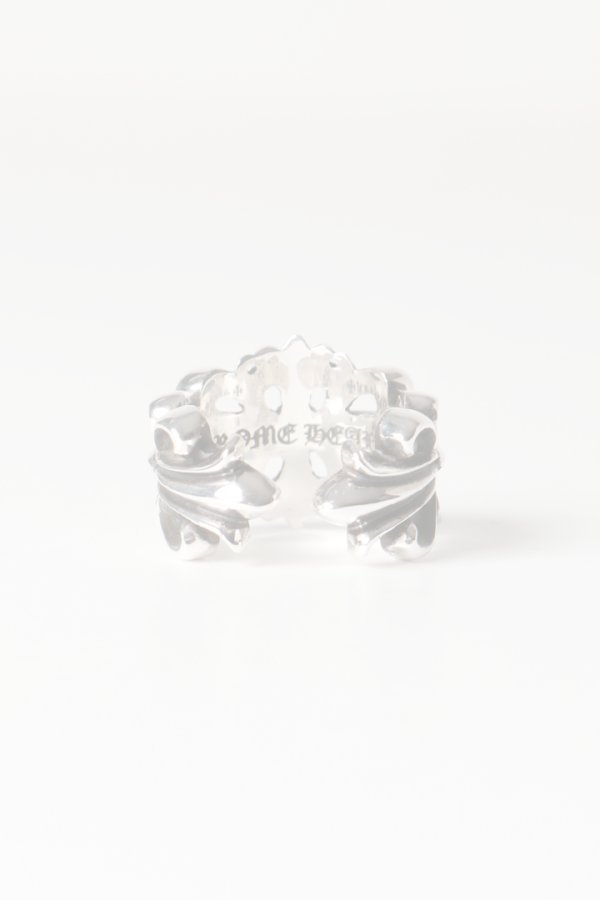 画像5:  {SOLD} CHROME HEARTS クロムハーツ ダブルフローラルクロスリング {207081100SLV090001-BEA}  :CH202512-06-SLV-19  (5)