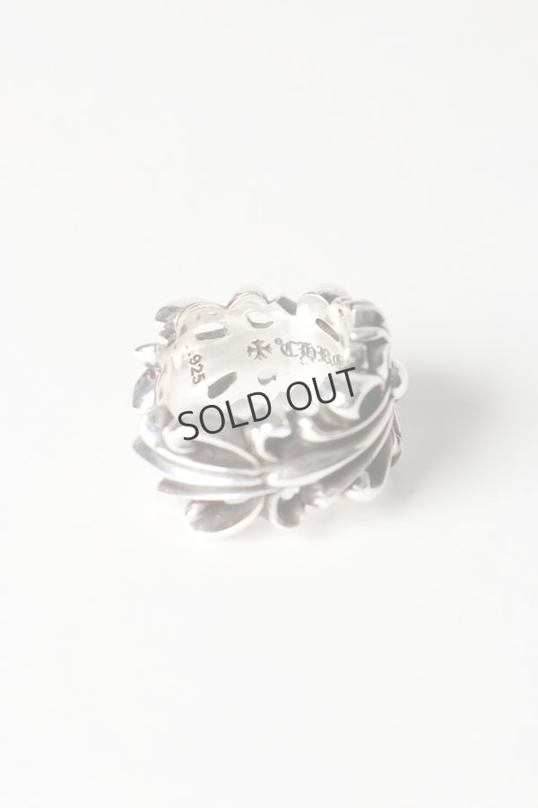 画像6: {SOLD}★新品 インボイス付 CHROME HEARTS クロムハーツ ダブルフローラルクロスリング{207081100SLV090001-BEA} (6)