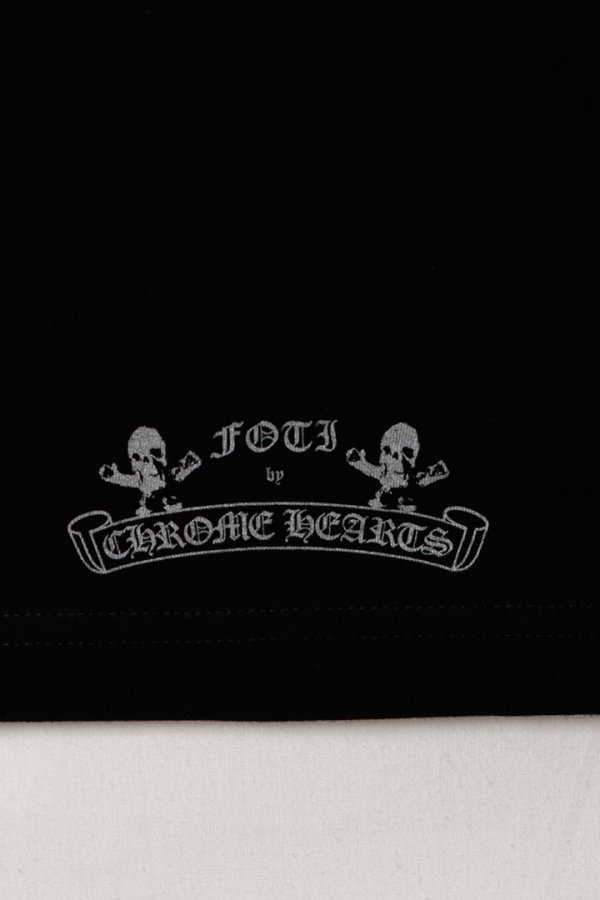 画像2: ★海外買付 新品 インボイス付 CHROME HEARTS  クロムハーツ FOTI(フォティ)×エアロ スミス×ヤングブラッド ショートスリーブTシャツ{408219197BLK***01T-BFS} (2)