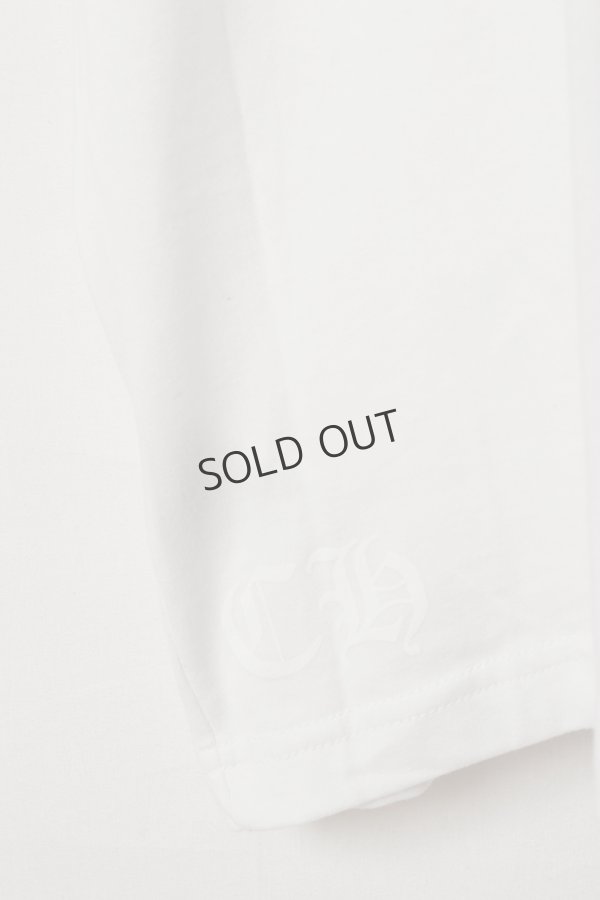 画像5: {SOLD}★海外買付 新品 インボイス付 CHROME HEARTS  クロムハーツ スクロールラベル ショートスリーブ ポケットTシャツ{408129111WHT***759-BFS} (5)