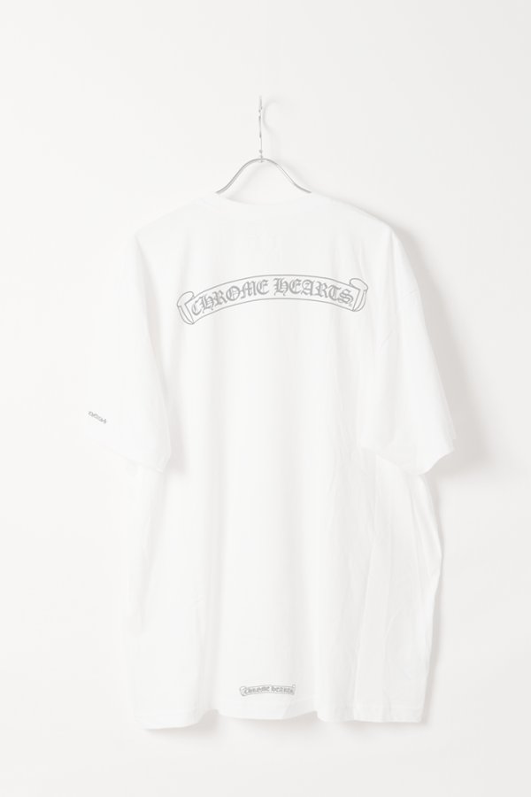 画像6:  {SOLD} CHROME HEARTS  クロムハーツ スクロールラベル ショートスリーブ ポケットTシャツ {408129111WHT***759-BFS}  :CH202601-03-WHT-XXL  (6)