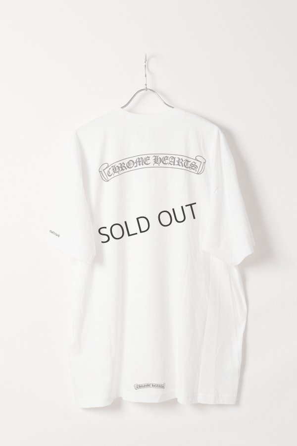 画像6: {SOLD}★海外買付 新品 インボイス付 CHROME HEARTS  クロムハーツ スクロールラベル ショートスリーブ ポケットTシャツ{408129111WHT***759-BFS} (6)
