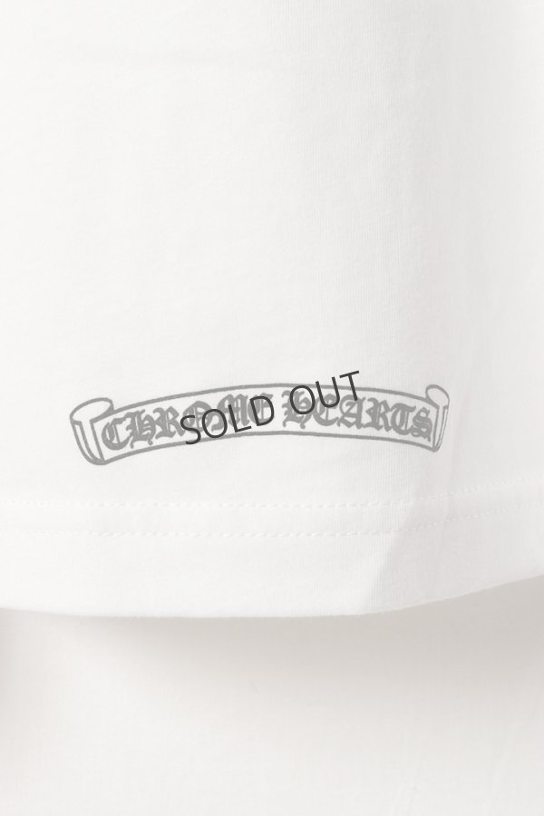 画像8: {SOLD}★海外買付 新品 インボイス付 CHROME HEARTS  クロムハーツ スクロールラベル ショートスリーブ ポケットTシャツ{408129111WHT***759-BFS} (8)