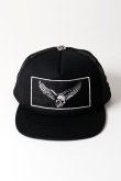 画像2: ★海外買付 新品 インボイス付 CHROME HEARTS  クロムハーツ FOTI(フォティ)×エアロ スミス×ヤングブラッド トラッカーキャップ{304219199BLKOSZ01G-BFS} (2)