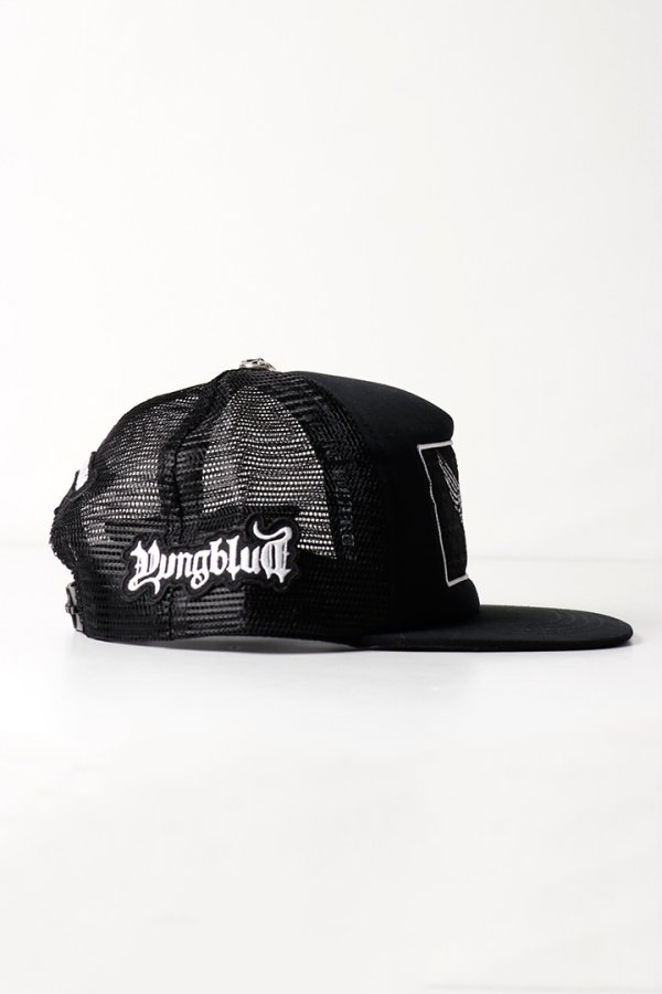 画像5: ★海外買付 新品 インボイス付 CHROME HEARTS  クロムハーツ FOTI(フォティ)×エアロ スミス×ヤングブラッド トラッカーキャップ{304219199BLKOSZ01G-BFS} (5)