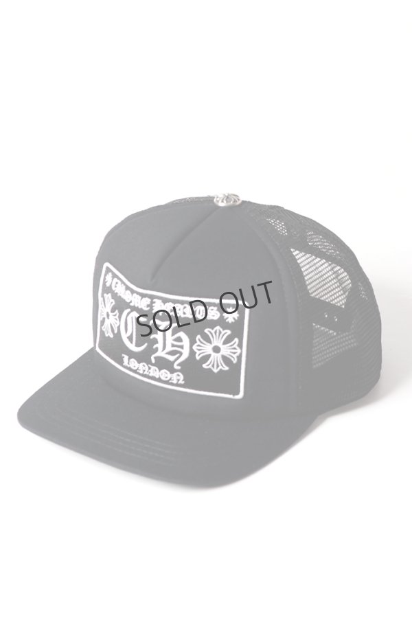 画像1: ｛SOLD｝★海外買付 新品 インボイス付 CHROME HEARTS  クロムハーツ 【ロンドン限定】 CH トラッカーキャップ{304112505BLKBR0470-BFS} (1)