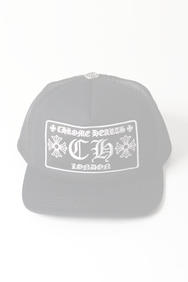 画像2:  {SOLD} CHROME HEARTS  クロムハーツ 【ロンドン限定】 HAT-TRUCKER CAP／CH トラッカーキャップ {304112505BLKBR0470-BFS}  :CH202601-07-BLK-F  (2)
