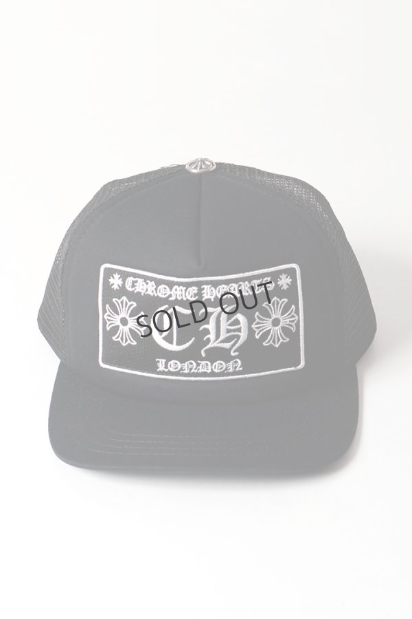 画像2: ｛SOLD｝★海外買付 新品 インボイス付 CHROME HEARTS  クロムハーツ 【ロンドン限定】 CH トラッカーキャップ{304112505BLKBR0470-BFS} (2)