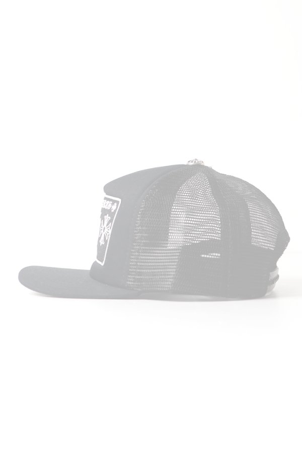 画像3:  {SOLD} CHROME HEARTS  クロムハーツ 【ロンドン限定】 HAT-TRUCKER CAP／CH トラッカーキャップ {304112505BLKBR0470-BFS}  :CH202601-07-BLK-F  (3)