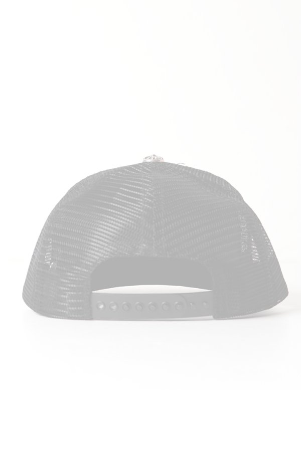 画像4:  {SOLD} CHROME HEARTS  クロムハーツ 【ロンドン限定】 HAT-TRUCKER CAP／CH トラッカーキャップ {304112505BLKBR0470-BFS}  :CH202601-07-BLK-F  (4)