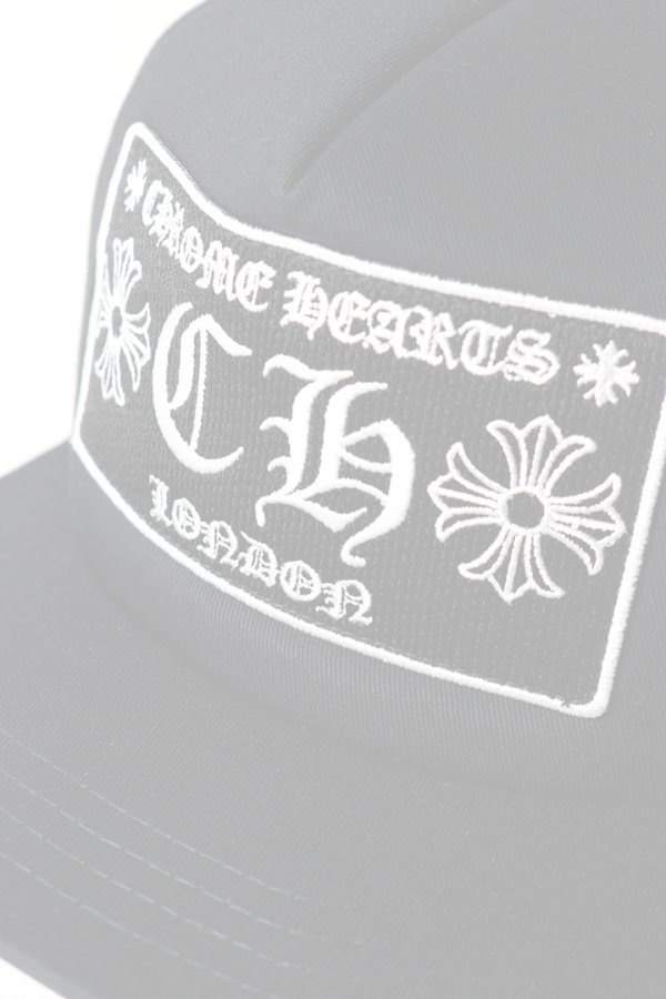 画像5:  {SOLD} CHROME HEARTS  クロムハーツ 【ロンドン限定】 HAT-TRUCKER CAP／CH トラッカーキャップ {304112505BLKBR0470-BFS}  :CH202601-07-BLK-F  (5)