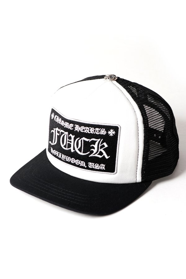 画像1: ★海外買付 新品 インボイス付 CHROME HEARTS  クロムハーツ FUCK ハリウッド トラッカーキャップ{304112505BLWBR0130-BFS} (1)