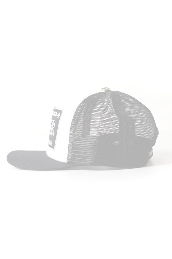 画像3:  {SOLD} CHROME HEARTS  クロムハーツ HAT-TRUCKER CAP／FUCK ハリウッド トラッカーキャップ {304112505BLWBR0130-BFS}  :CH202601-08-BKWH-F  (3)