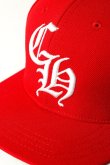 画像5: {SOLD}★海外買付 新品 インボイス付 CHROME HEARTS  クロムハーツ CH 6パネル オンフィールド ベースボールキャップ{304209581REDOSZ234-BFS} (5)