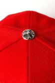 画像6: {SOLD}★海外買付 新品 インボイス付 CHROME HEARTS  クロムハーツ CH 6パネル オンフィールド ベースボールキャップ{304209581REDOSZ234-BFS} (6)