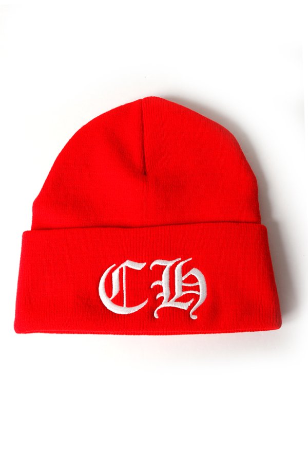 画像2: ★海外買付 新品 インボイス付 CHROME HEARTS  クロムハーツ CH ワッチキャップ{304053702REDXXX316-BFS} (2)