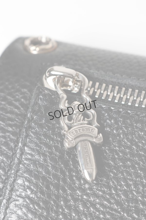 画像3: {SOLD}★海外買付 新品 インボイス付 CHROME HEARTS  クロムハーツ ウェーブウォレット クロスボタン{302014801A06XXX001-BFS} (3)