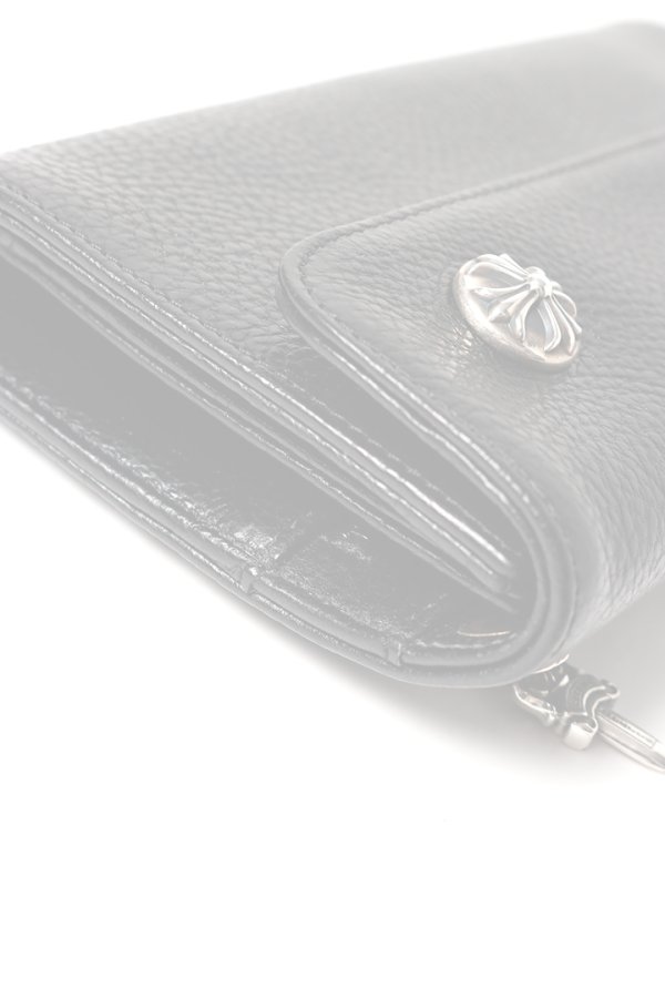 画像13:  {SOLD} CHROME HEARTS  クロムハーツ ウェーブウォレット クロスボタン {302014801A06XXX001-BFS}  :CH202601-13-BLK-F  (13)