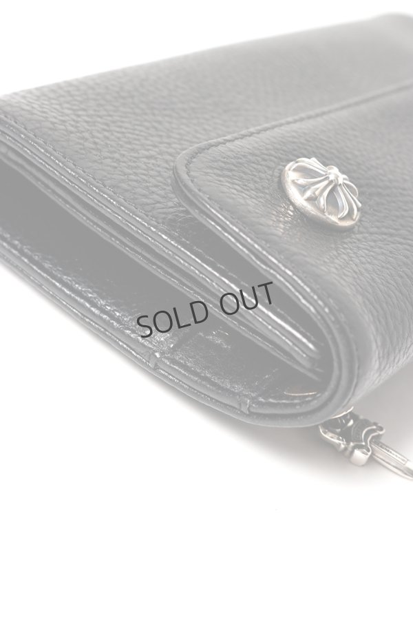 画像13: {SOLD}★海外買付 新品 インボイス付 CHROME HEARTS  クロムハーツ ウェーブウォレット クロスボタン{302014801A06XXX001-BFS} (13)