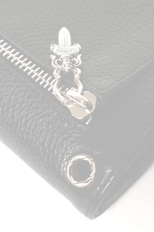 画像14:  {SOLD} CHROME HEARTS  クロムハーツ ウェーブウォレット クロスボタン {302014801A06XXX001-BFS}  :CH202601-13-BLK-F  (14)