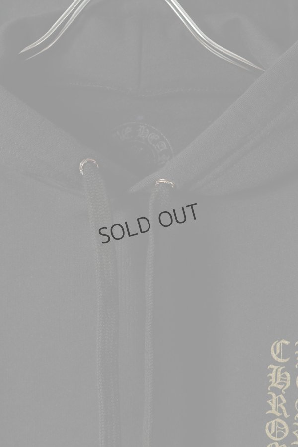 画像2: {SOLD}CHROME HEARTS クロムハーツ アーミーグリーンヴァーティカルロゴ/アームロゴ プルオーバーパーカー{-BFS} (2)