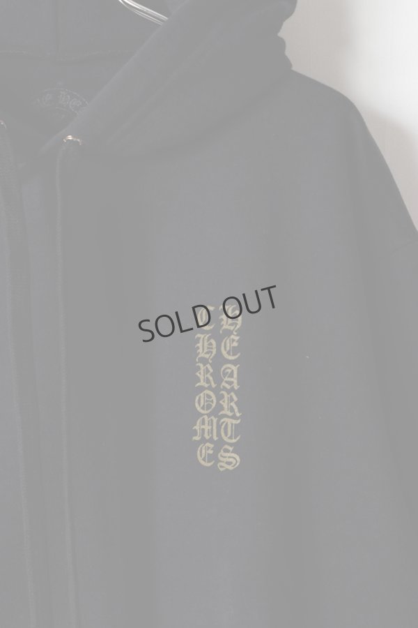 画像3: {SOLD}CHROME HEARTS クロムハーツ アーミーグリーンヴァーティカルロゴ/アームロゴ プルオーバーパーカー{-BFS} (3)