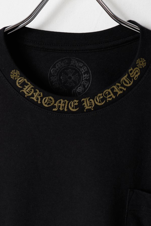 画像2: CHROME HEARTS クロムハーツ アーミーグリーンネックロゴ/アームロゴ ロングスリーブTシャツ{-BFS} (2)