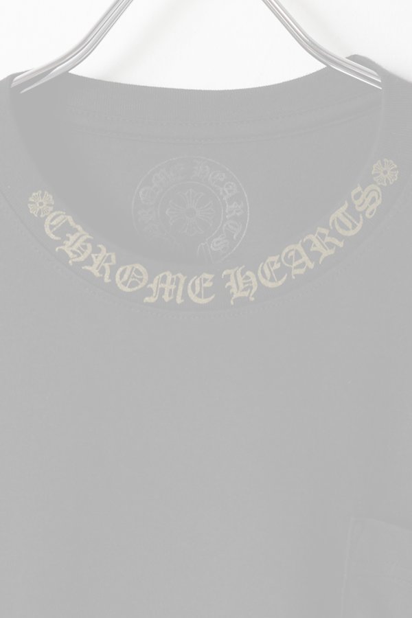 画像2:  {SOLD} CHROME HEARTS クロムハーツ アーミーグリーンネックロゴ/アームロゴ ロングスリーブTシャツ {-BFS}  :CH202603-04-BLK-L  (2)