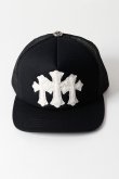 画像2: CHROME HEARTS クロムハーツ 3セメタリークロスハラコパッチ トラッカーメッシュキャップ{-BFS} (2)