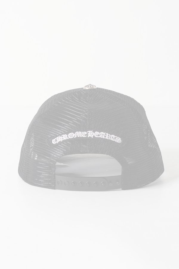 画像4:   CHROME HEARTS クロムハーツ 3セメタリークロスハラコパッチ トラッカーメッシュキャップ {-BFS}  :CH202603-06-BLK-F  (4)