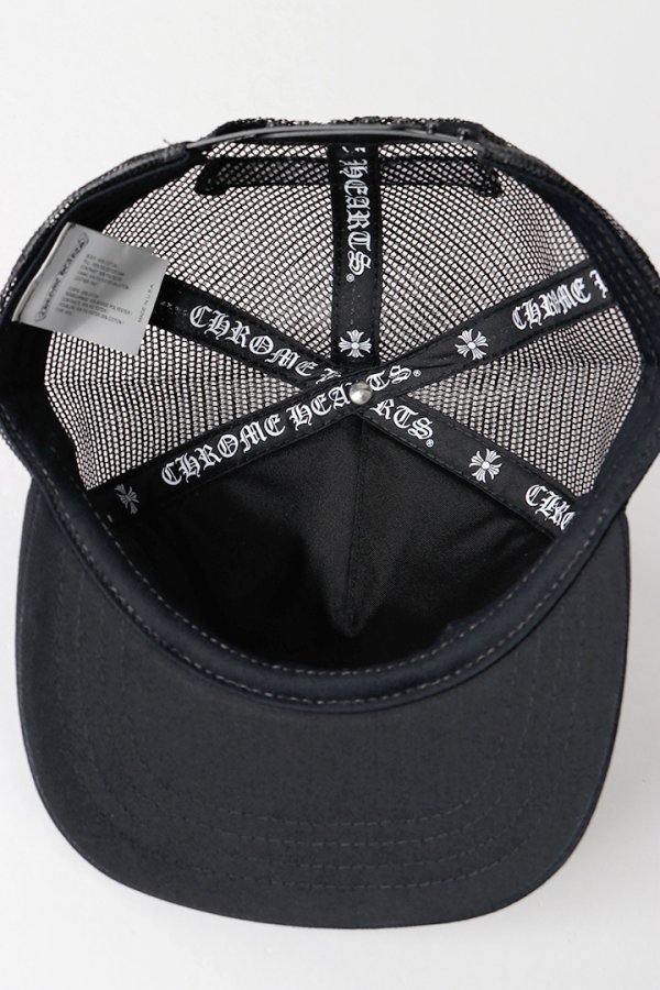 画像8: CHROME HEARTS クロムハーツ 3セメタリークロスハラコパッチ トラッカーメッシュキャップ{-BFS} (8)