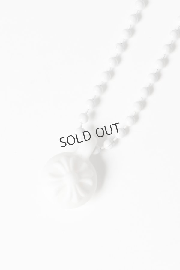 画像2: {SOLD}★新品 インボイス付 CHROME HEARTS クロムハーツ クロスボール シリコンネックレス{-BFS} (2)