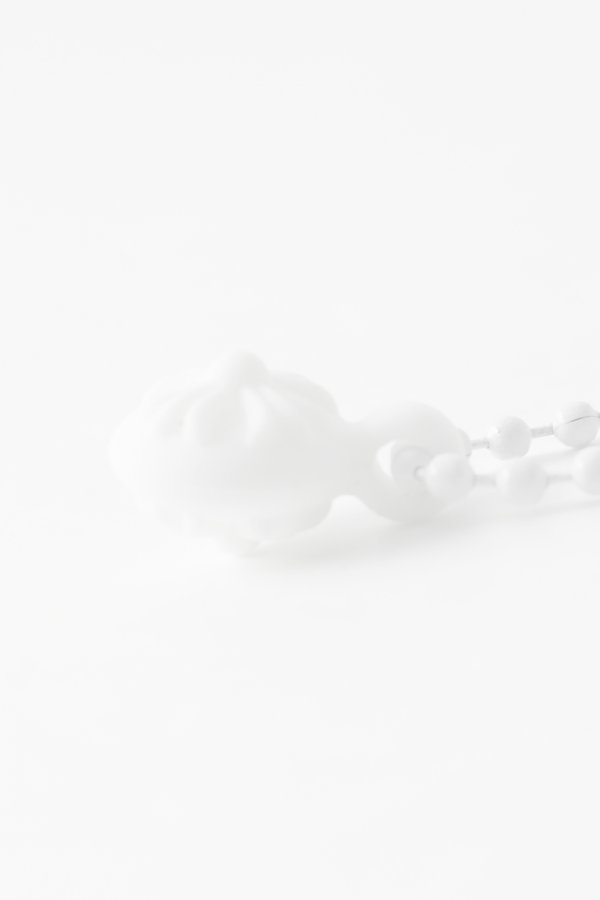 画像4:  {SOLD} CHROME HEARTS クロムハーツ クロスボール シリコンネックレス {-BFS}  :CH202603-11-WHT-F  (4)