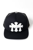 画像2: CHROME HEARTS クロムハーツ 3セメタリークロス パッチ トラッカーメッシュキャップ{-BFS} (2)
