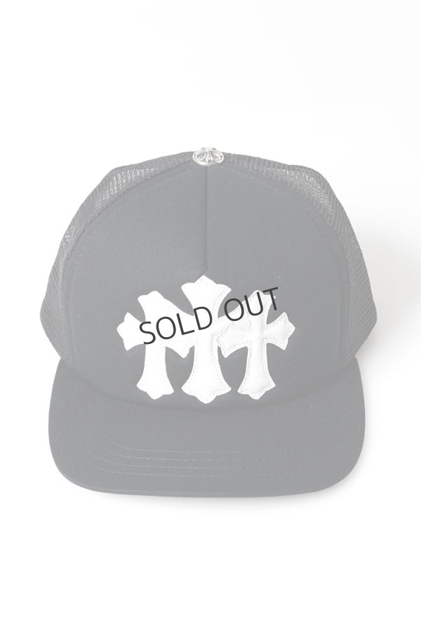 画像2: {SOLD}CHROME HEARTS クロムハーツ 3セメタリークロス パッチ トラッカーメッシュキャップ{-BFS} (2)