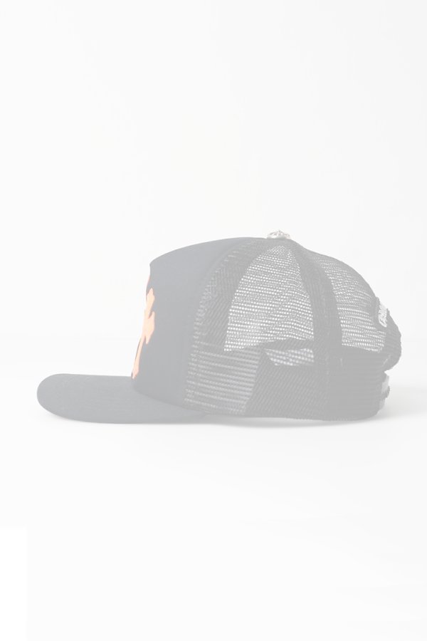 画像3:   CHROME HEARTS クロムハーツ 3セメタリークロス パッチ トラッカーメッシュキャップ {-BFS}  :CH202604-03-BKOR-F  (3)