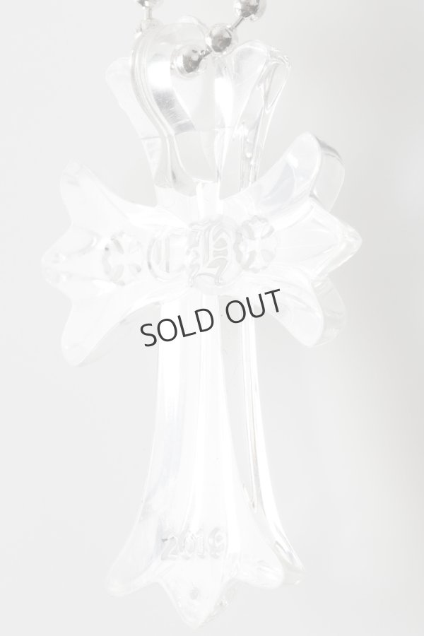 画像5: {SOLD}CHROME HEARTS クロムハーツ クリアーシリコンCHクロス ボールチェーン ネックレス{-BFS} (5)
