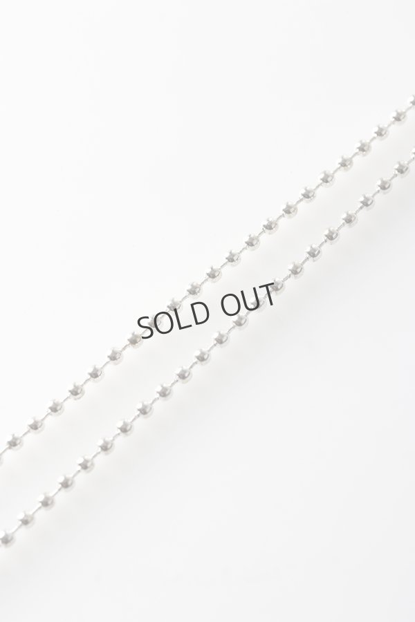 画像6: {SOLD}CHROME HEARTS クロムハーツ クリアーシリコンCHクロス ボールチェーン ネックレス{-BFS} (6)