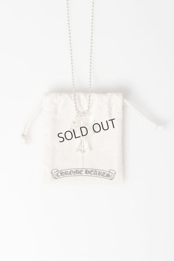 画像8: {SOLD}CHROME HEARTS クロムハーツ クリアーシリコンCHクロス ボールチェーン ネックレス{-BFS} (8)
