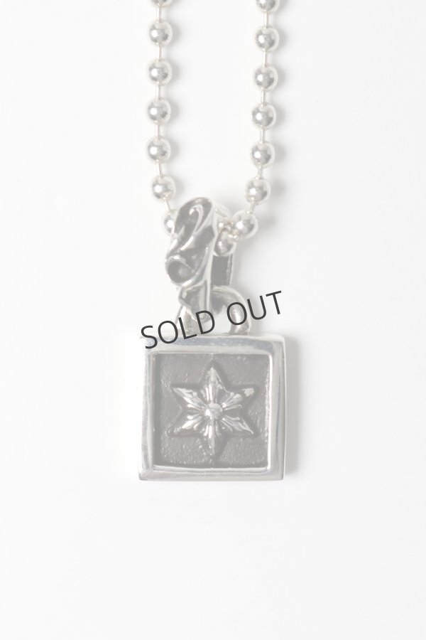 画像2: {SOLD}★新品 インボイス付 CHROME HEARTS クロムハーツ CHARM-FRAMED／フレームド スターチャーム ボールチェーン ネックレス{-BFS} (2)