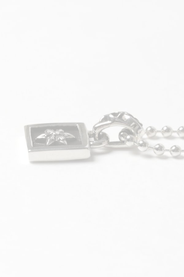 画像3:   CHROME HEARTS クロムハーツ CHARM-FRAMED／フレームド スターチャーム ボールチェーン ネックレス {-BFS}  :CH202604-05-SLV-F  (3)