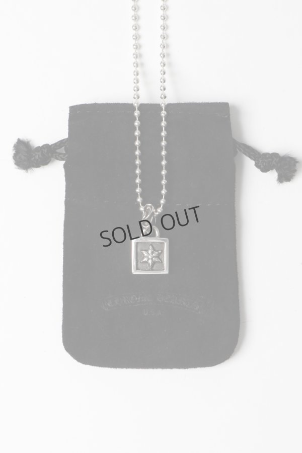 画像5: {SOLD}★新品 インボイス付 CHROME HEARTS クロムハーツ CHARM-FRAMED／フレームド スターチャーム ボールチェーン ネックレス{-BFS} (5)