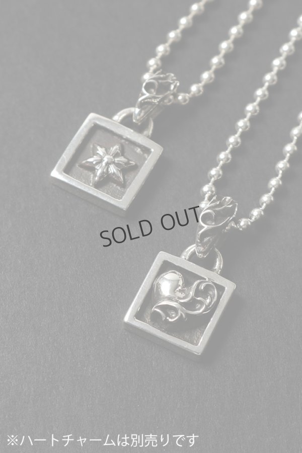画像6: {SOLD}★新品 インボイス付 CHROME HEARTS クロムハーツ CHARM-FRAMED／フレームド スターチャーム ボールチェーン ネックレス{-BFS} (6)