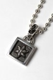 画像1: CHROME HEARTS クロムハーツ フレイムド スターチャーム ボールチェーン ネックレス{-BFS} (1)
