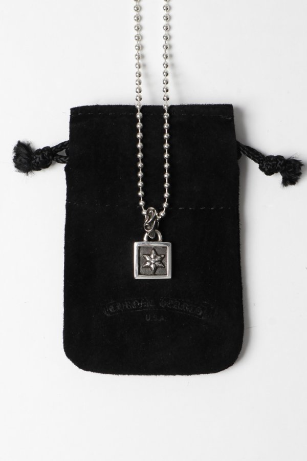 画像5: CHROME HEARTS クロムハーツ フレイムド スターチャーム ボールチェーン ネックレス{-BFS} (5)