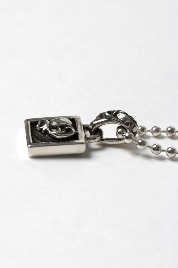 画像3: ★新品 インボイス付 CHROME HEARTS クロムハーツ CHARM-FRAMED／フレームド ハートチャーム ボールチェーン ネックレス{-BFS} (3)