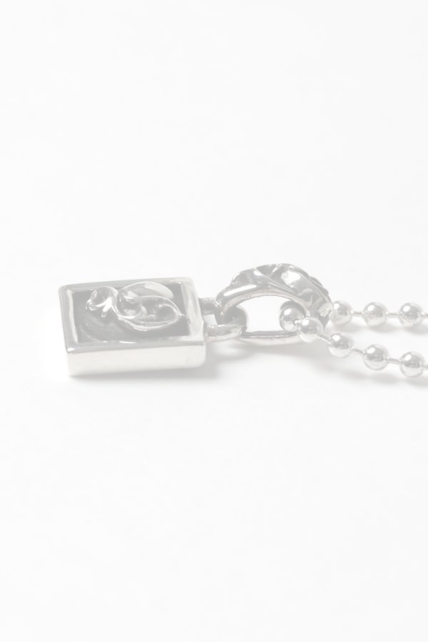 画像3:   CHROME HEARTS クロムハーツ CHARM-FRAMED／フレームド ハートチャーム ボールチェーン ネックレス {-BFS}  :CH202604-06-SLV-F  (3)