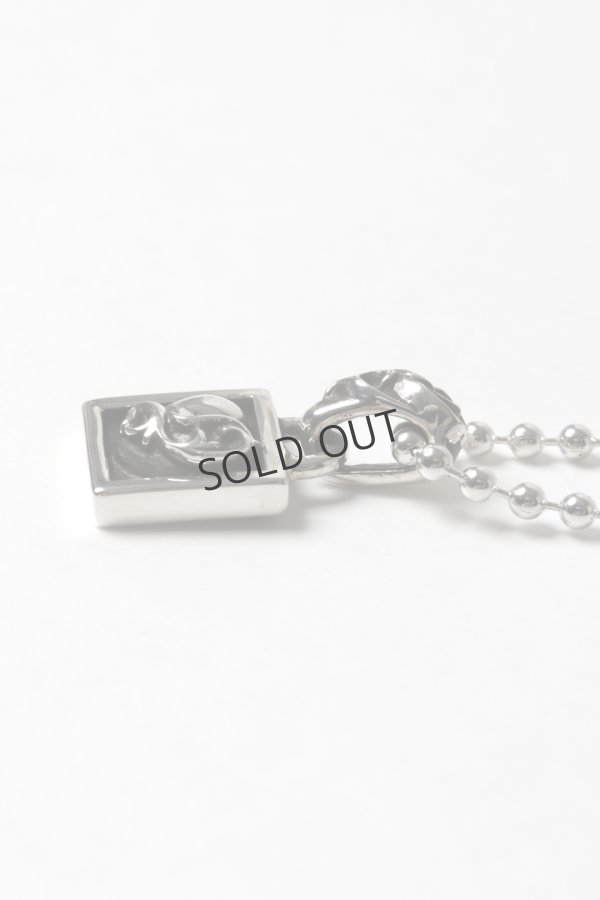 画像3: {SOLD}★新品 インボイス付 CHROME HEARTS クロムハーツ CHARM-FRAMED／フレームド ハートチャーム ボールチェーン ネックレス{-BFS} (3)